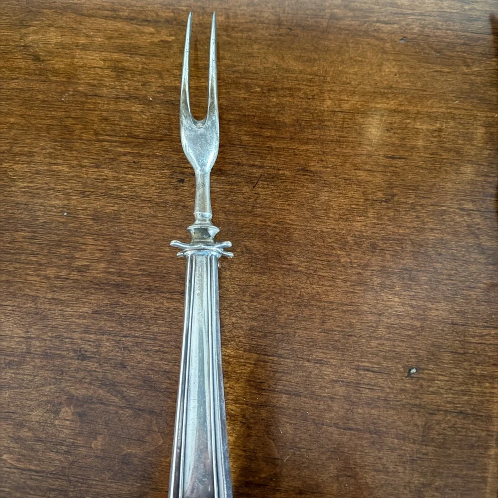 Dominic and Haff Vintage carving set,sterling handled,Elegant Silver Carving Set